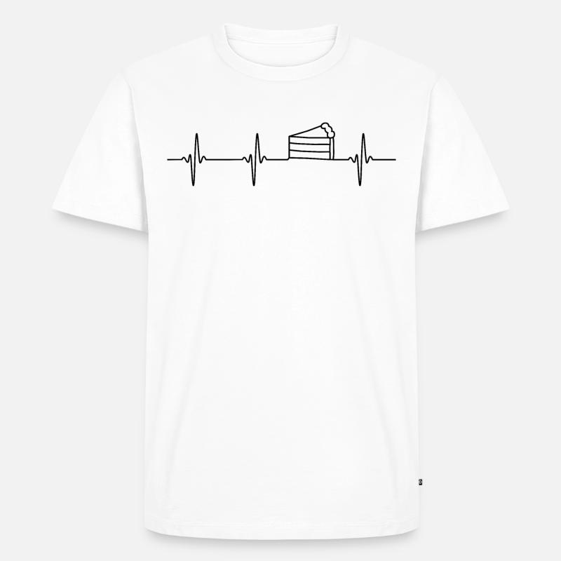 Backen - Männer Premium Bio T-Shirt - Weiß