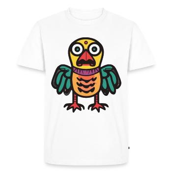 Turkey Halloween Animal - Men's Premium Organic T-Shirt - white - Front - Nico (187cm)