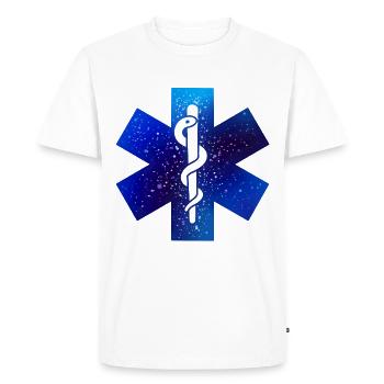 Medicine Doctor Doctor Paramedic Paramedic - Men's Premium Organic T-Shirt - white - Front - Nico (187cm)