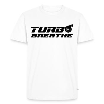 Turbo - T-shirt Premium bio Homme - blanc - Devant - Nico (187cm)