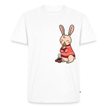 Cookies And Coffee - Men's Premium Organic T-Shirt - white - Front - Nico (187cm)