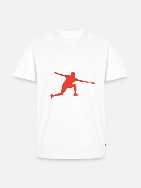 Badminton Clear Badmintonschläger Smash - Männer Premium Bio T-Shirt - Weiß