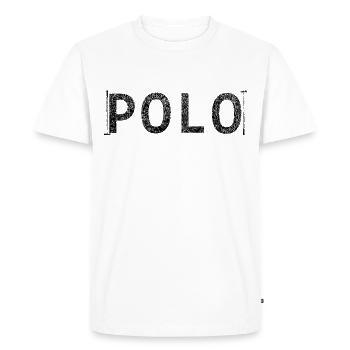POLO - Männer Premium Bio T-Shirt - Weiß - Vorne - Nico (187cm)