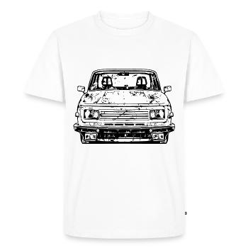 Wartburg 353 - Men's Premium Organic T-Shirt - white - Front - Nico (187cm)