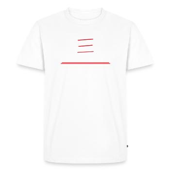 Pfälzer Wald Pälzerwaldhitt Weinstraße Pfalz - Männer Premium Bio T-Shirt - Weiß - Vorne - Nico (187cm)