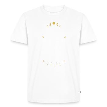 Hex The Patriarchy Witchy Feminism - T-shirt Premium bio Homme - blanc - Devant - Nico (187cm)