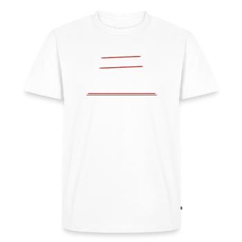 Ski Cabane Alpes Montagnes Vacances Snowboard Ski - T-shirt Premium bio Homme - blanc - Devant - Nico (187cm)