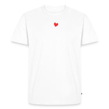 Chihuahuas doux Amour Chihuahua - T-shirt Premium bio Homme - blanc - Devant - Nico (187cm)