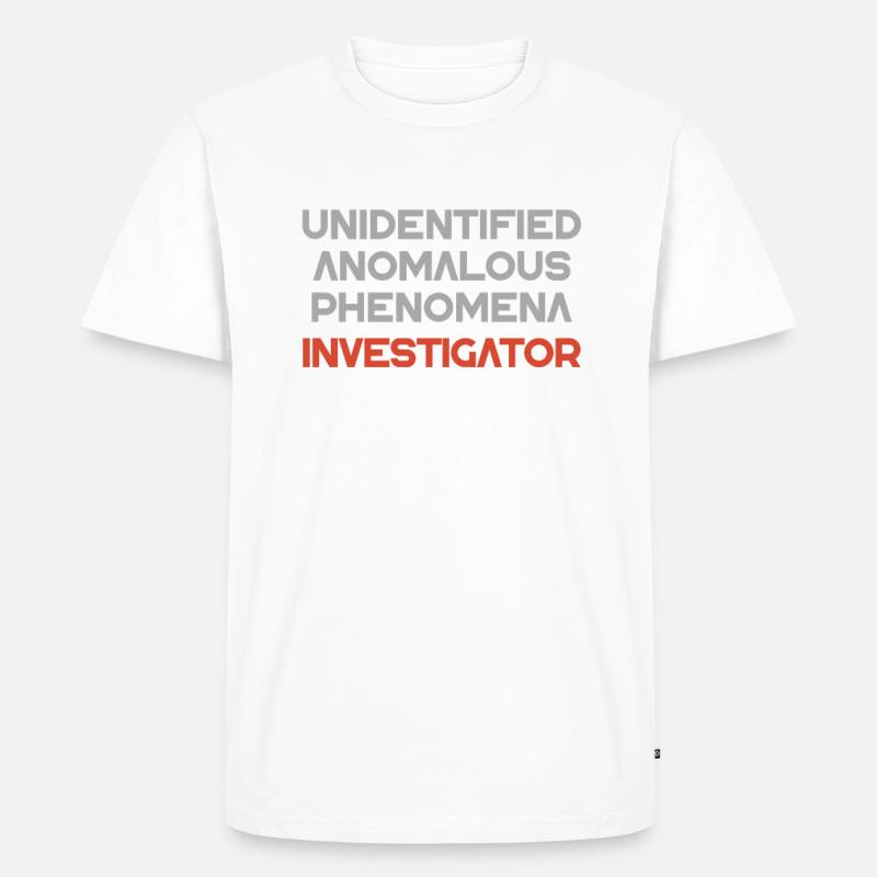 Uap Expert Alien Hunter Ufo - Männer Premium Bio T-Shirt - undefined