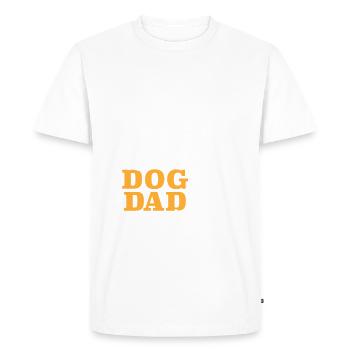 Best Pomeranian Dad - Men's Premium Organic T-Shirt - white - Front - Nico (187cm)