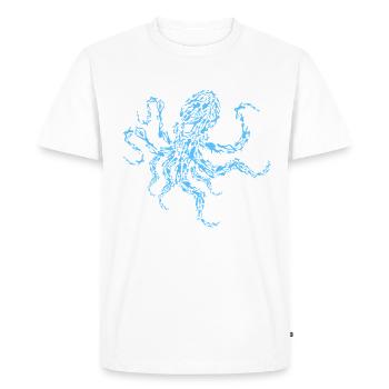 Plongeur Creative Octopus Kraken Plongeurs - T-shirt Premium bio Homme - blanc - Devant - Nico (187cm)