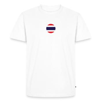 Retraite En Thaïlande Voyage Amour Thaïlandais - T-shirt Premium bio Homme - blanc - Devant - Nico (187cm)