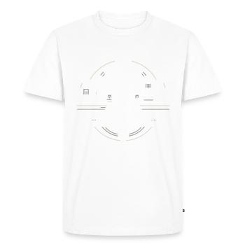 Pagode spirituelle thaïlandaise pour éléphants Thaïlande - T-shirt Premium bio Homme - blanc - Devant - Nico (187cm)