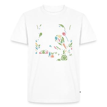 Garden Goth Dark Art Gardening - Men's Premium Organic T-Shirt - white - Front - Nico (187cm)