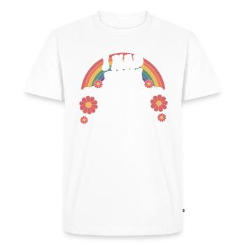 Citation sarcastique amusante que j’ai eue une fois - T-shirt Premium bio Homme - blanc - Devant - Nico (187cm)