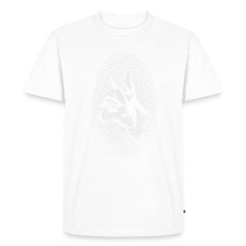 Chihuahua Fingerprint Creative Chihuahua - Men's Premium Organic T-Shirt - white - Front - Nico (187cm)