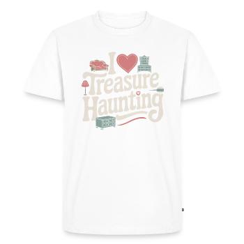I love vintage furniture - Men's Premium Organic T-Shirt - white - Front - Nico (187cm)