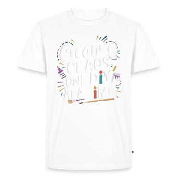 Cool Diy Queen of DIY Crafts - Men's Premium Organic T-Shirt - white - Front - Nico (187cm)
