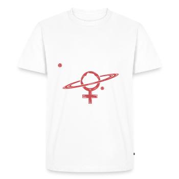 Occupy Patriarchy Feminist Empowerment - Männer Premium Bio T-Shirt - Weiß - Vorne - Nico (187cm)