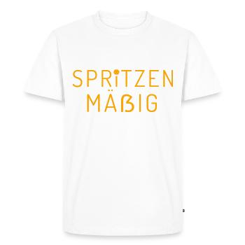 Pulvérisation modérée Aperölchen - T-shirt Premium bio Homme - blanc - Devant - Nico (187cm)