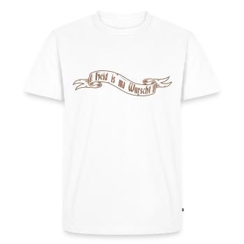 Heid is ma wurscht - T-shirt Premium bio Homme - blanc - Devant - Nico (187cm)