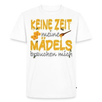 Apiculture Apiculteur Marchand de miel Zeidler Bienen - T-shirt Premium bio Homme - blanc - Devant - Nico (187cm)
