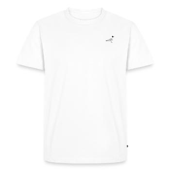 Lamööwe - T-shirt Premium bio Homme - blanc - Devant - Nico (187cm)