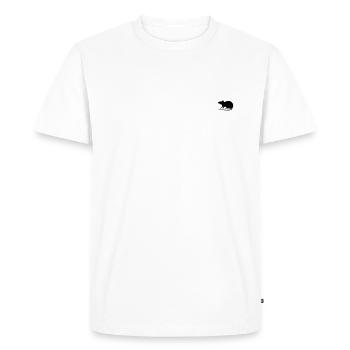 Le Rat - Men's Premium Organic T-Shirt - white - Front - Nico (187cm)