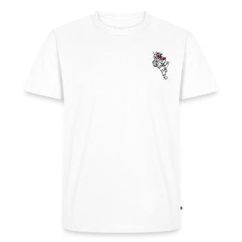 Astronaut - Männer Premium Bio T-Shirt - Weiß - Vorne - Nico (187cm)