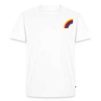 Rainbow - Men's Premium Organic T-Shirt - white - Front - Nico (187cm)