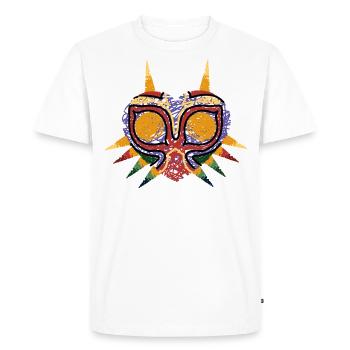 Major - Men's Premium Organic T-Shirt - white - Front - Nico (187cm)
