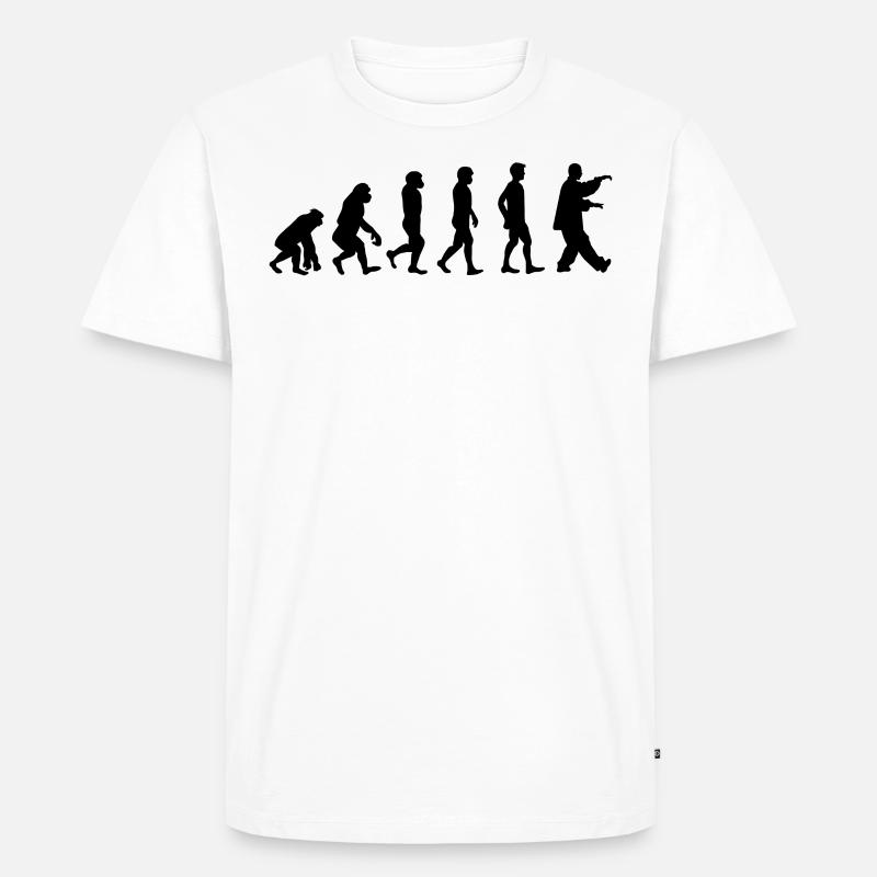 Evolution Tai Chi Taiji Chuan - Männer Premium Bio T-Shirt - Weiß