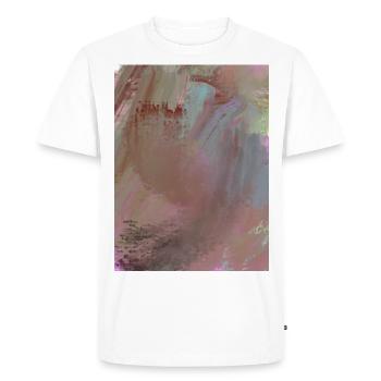 L’art de la mode. - T-shirt Premium bio Homme - blanc - Devant - Nico (187cm)