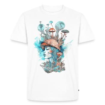 Trippy Shaman - T-shirt Premium bio Homme - blanc - Devant - Nico (187cm)