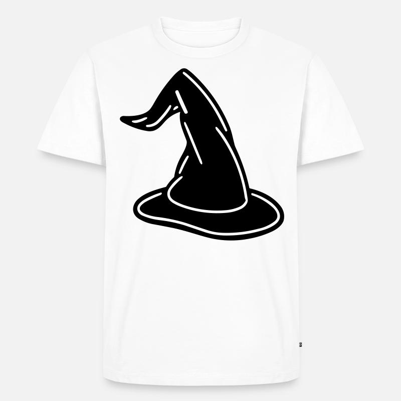 Magischer Hut - Männer Premium Bio T-Shirt - Weiß