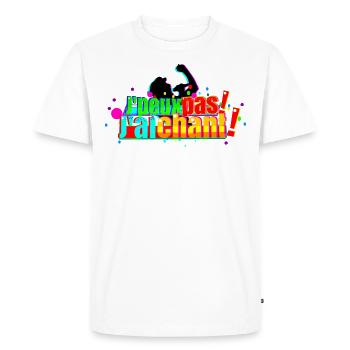 J'peux pas j'ai chant - T-shirt Premium bio Homme - blanc - Devant - Nico (187cm)