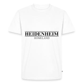 Heidenheim - Ma ville - - Accueil - T-shirt Premium bio Homme - blanc - Devant - Nico (187cm)
