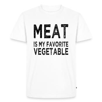 Grilling Butcher Butcher Cook Butcher Steak - Men's Premium Organic T-Shirt - white - Front - Nico (187cm)