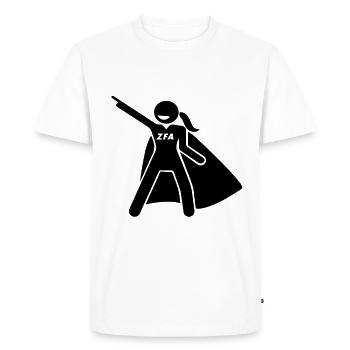 ZFA - T-shirt Premium bio Homme - blanc - Devant - Nico (187cm)