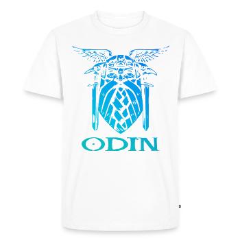 Odin Viking Valhalla - T-shirt Premium bio Homme - blanc - Devant - Nico (187cm)