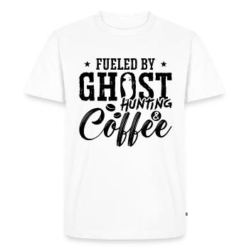 Ghost Hunter Creepy Ghost Hunt Gift Idea - Men's Premium Organic T-Shirt - white - Front - Nico (187cm)
