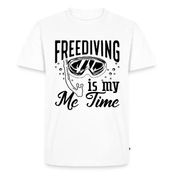 Apnée Apnée Apnée Idée cadeau apnée - T-shirt Premium bio Homme - blanc - Devant - Nico (187cm)