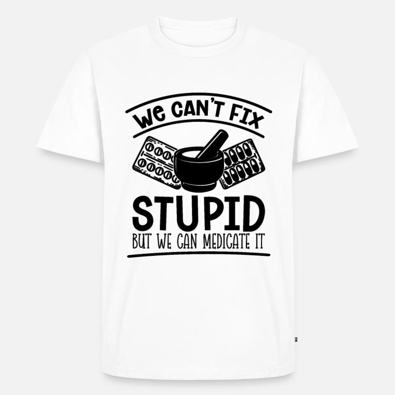 Apotheke Techniker Apothekentechniker Geschenkidee - Männer Premium Bio T-Shirt - Weiß