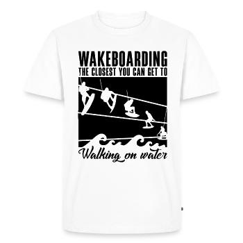 Wakeboard Wakeboarding Wakeboarder Gift Idea - Men's Premium Organic T-Shirt - white - Front - Nico (187cm)