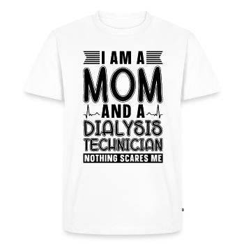 Technicien en dialyse Dialyse Néphrologie Idée cadeau - T-shirt Premium bio Homme - blanc - Devant - Nico (187cm)