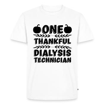 Néphrologie Dialyse Dialyse Technicien Idée Cadeau - T-shirt Premium bio Homme - blanc - Devant - Nico (187cm)