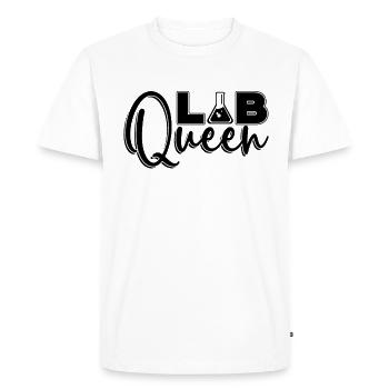 Laboratory Technician Lab Queen Science Gift Idea - Men's Premium Organic T-Shirt - white - Front - Nico (187cm)
