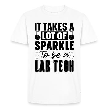 Laboratory Technician Science Profession Gift Idea - Men's Premium Organic T-Shirt - white - Front - Nico (187cm)