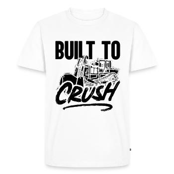 Bulldozer Excavatrice Construction Bulldozer Idée cadeau - T-shirt Premium bio Homme - blanc - Devant - Nico (187cm)