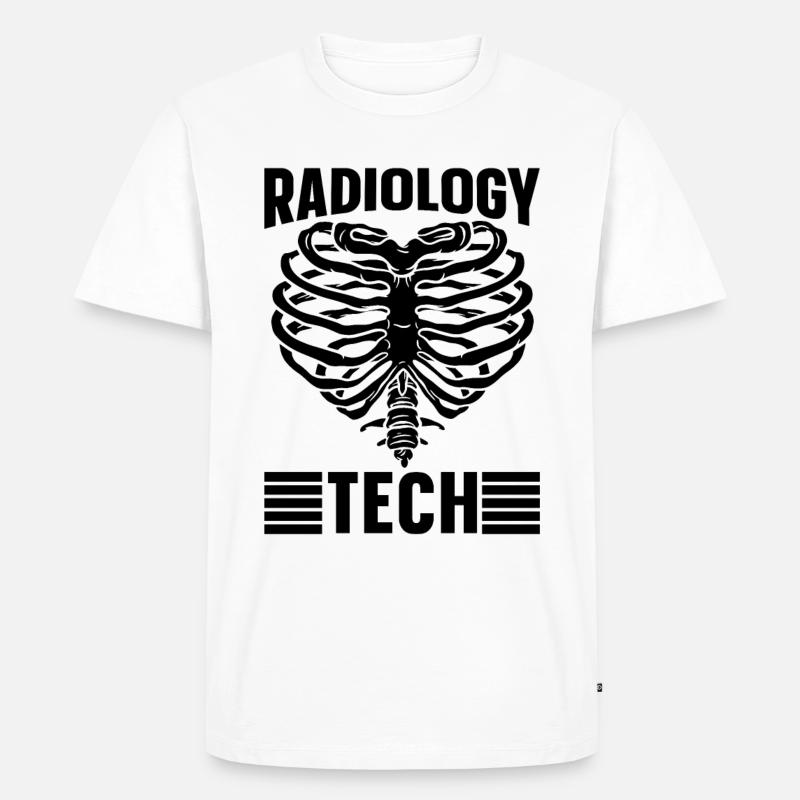 Radiologie Rad Techs Röntgentechniker Geschenkidee - Männer Premium Bio T-Shirt - Weiß